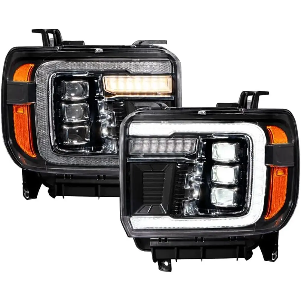 

Sequential LED Projector lights with White DRL compatible with 1500/2500/3500 2014-2018 (pair)