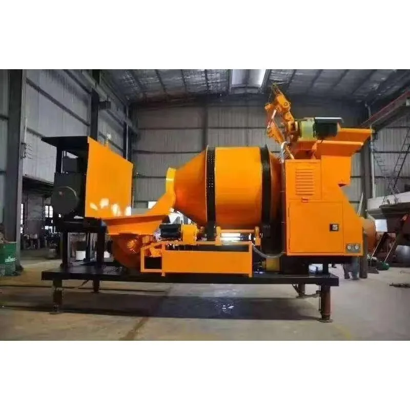 Customized Mobile Concrete Mixer With Pump Price For Sale Cement Mixers Pump Portable