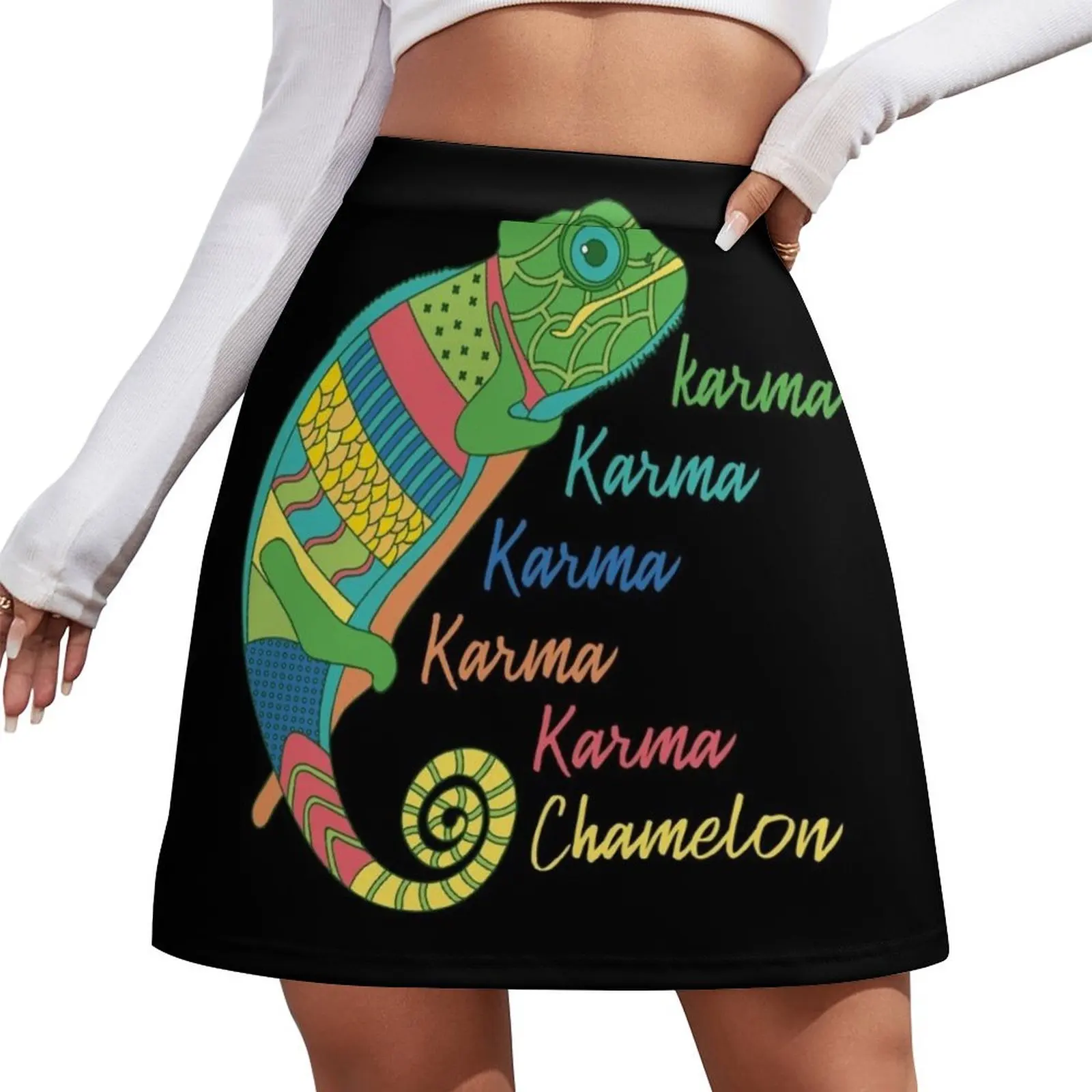 Karma Chameleon Mini Skirt festival outfit women skirts for women 2025