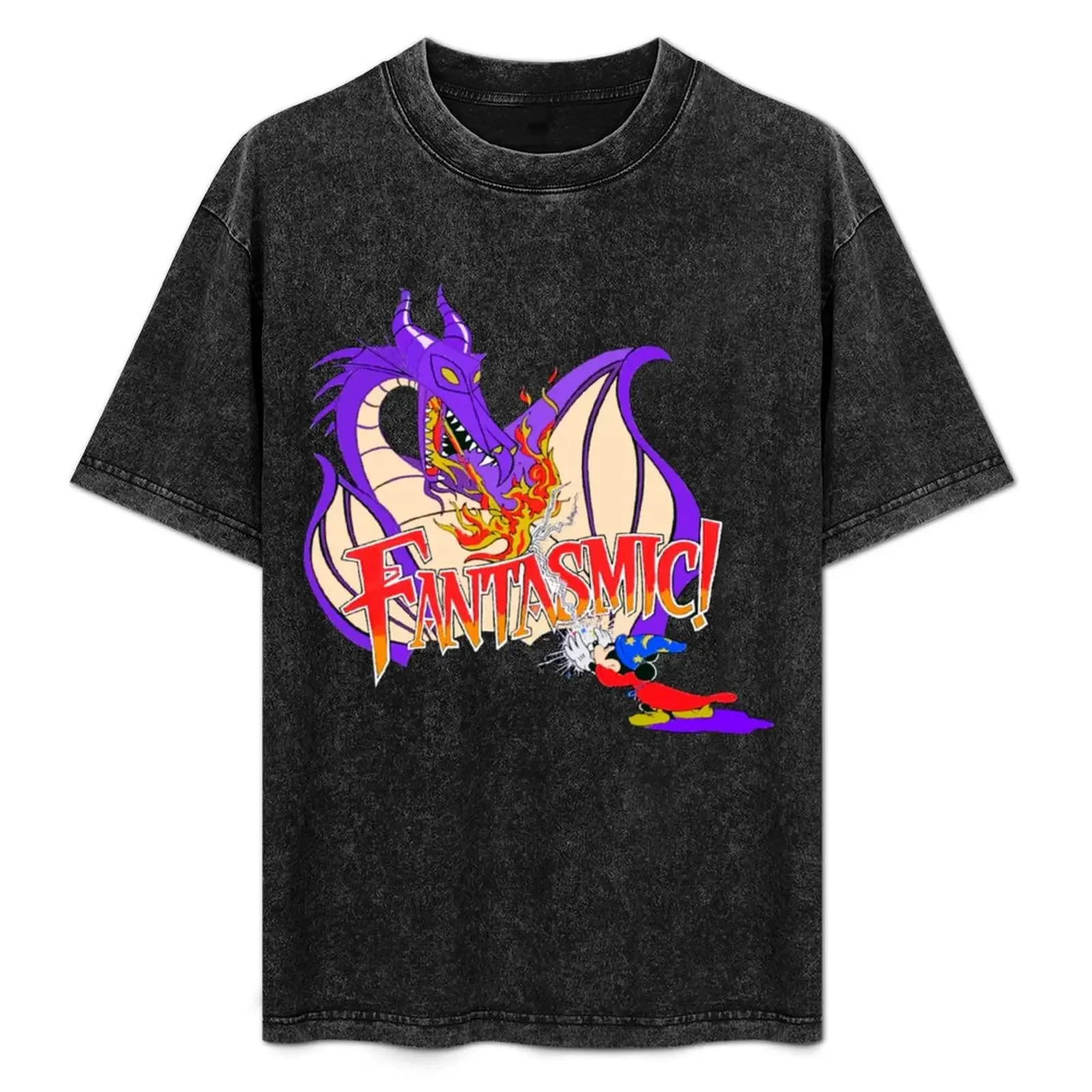 

Fantasmic Dragon Old Design T-Shirt vintage anime shirt Funny t-shirt graphics Funny t-shirts black t-shirts for men