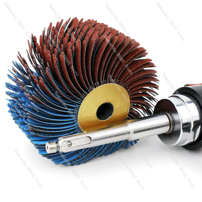 Pneumatic jackfruit profiled sander Abrasive cloth wheel Primer brush Woodworking groove Line polishing wheel