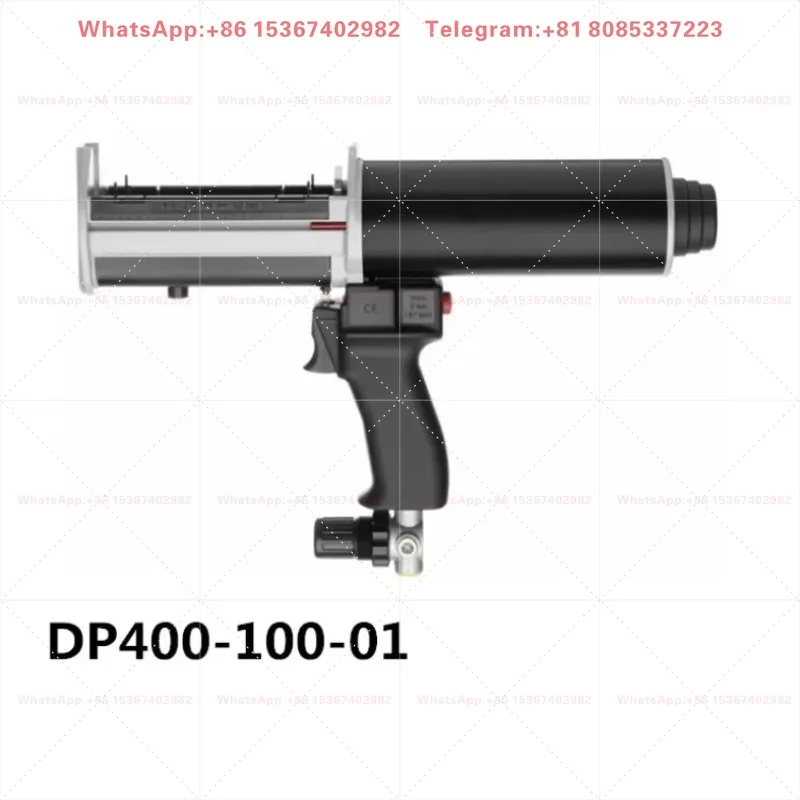 High Thrust Pneumatic Glue Dispensing Gun DP2X400-01-50-01 DP400-100, Industrial Two-component Adhesive