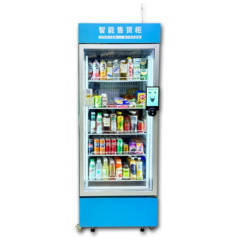 Vending machine Beverage and snack vending machine Open door type commercial 24-hour unmanned vending cabinet