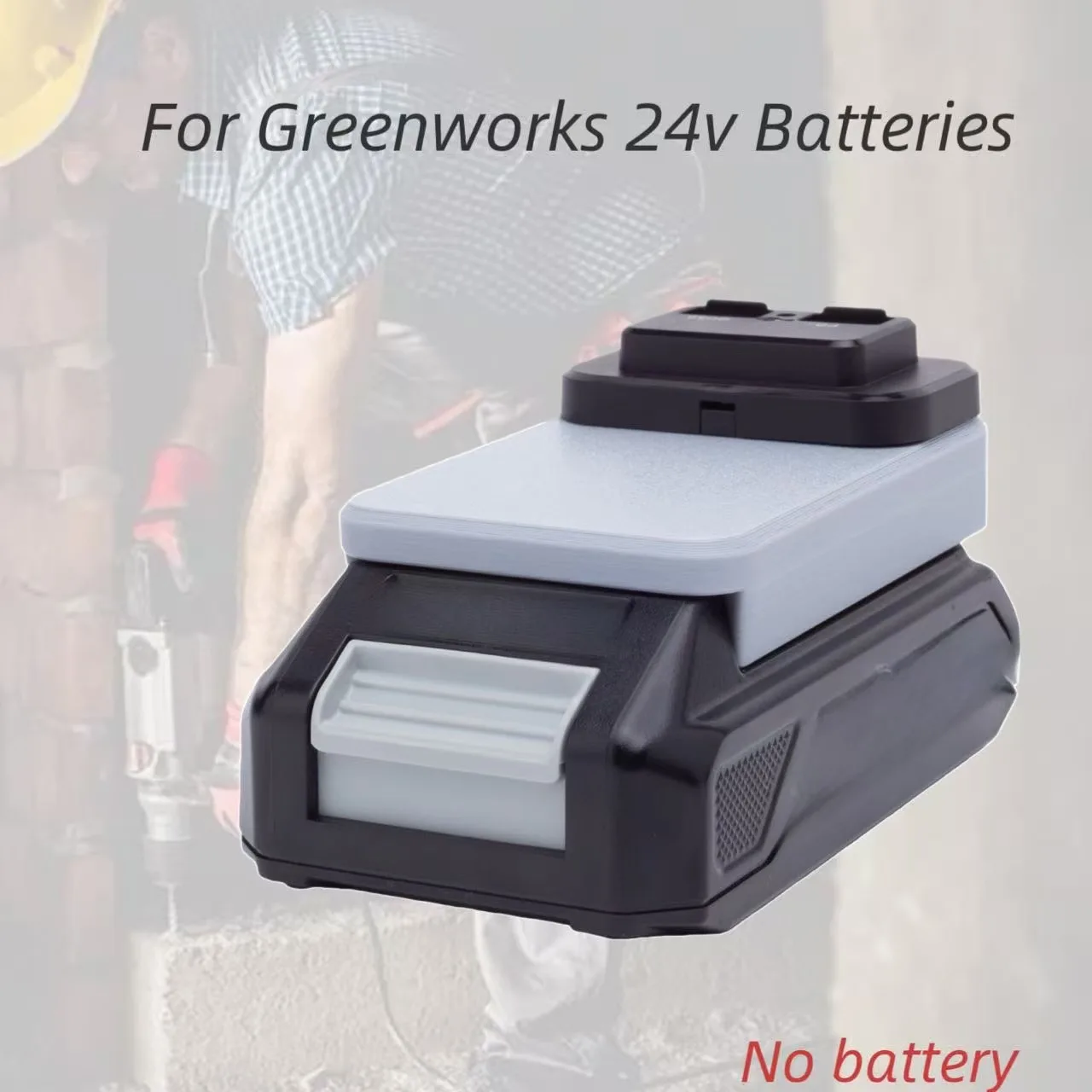 

Adapter For Greenworks 24v Power Bank Mobile Phone Tablet Charging PD QC3.0 Electronic Device Port Panel Connector(Only Adapter）