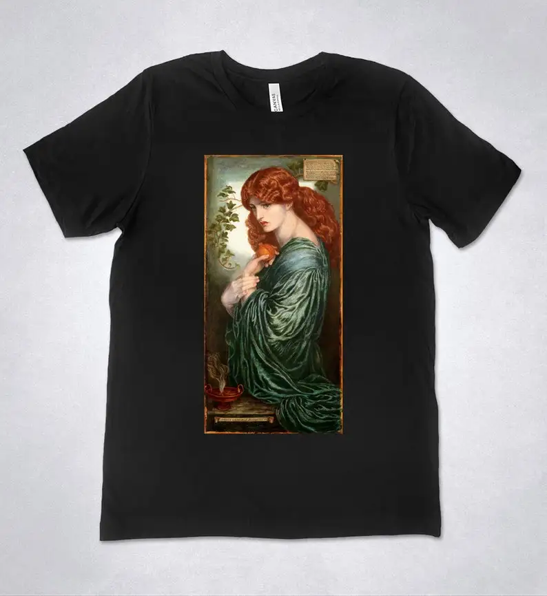 

Dante Gabriel Rossetti t-shirt - Proserpine, Oil painting, Art t-shirt, Symbolism, Romanticism, Rossetti t-shirt