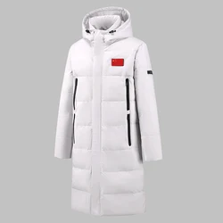 -30℃ New Winter Men Hooded Long Puffer Jackets Duck Down Coats High Quality Male Casual Warm Parkas Outdoor Windproof Jackets