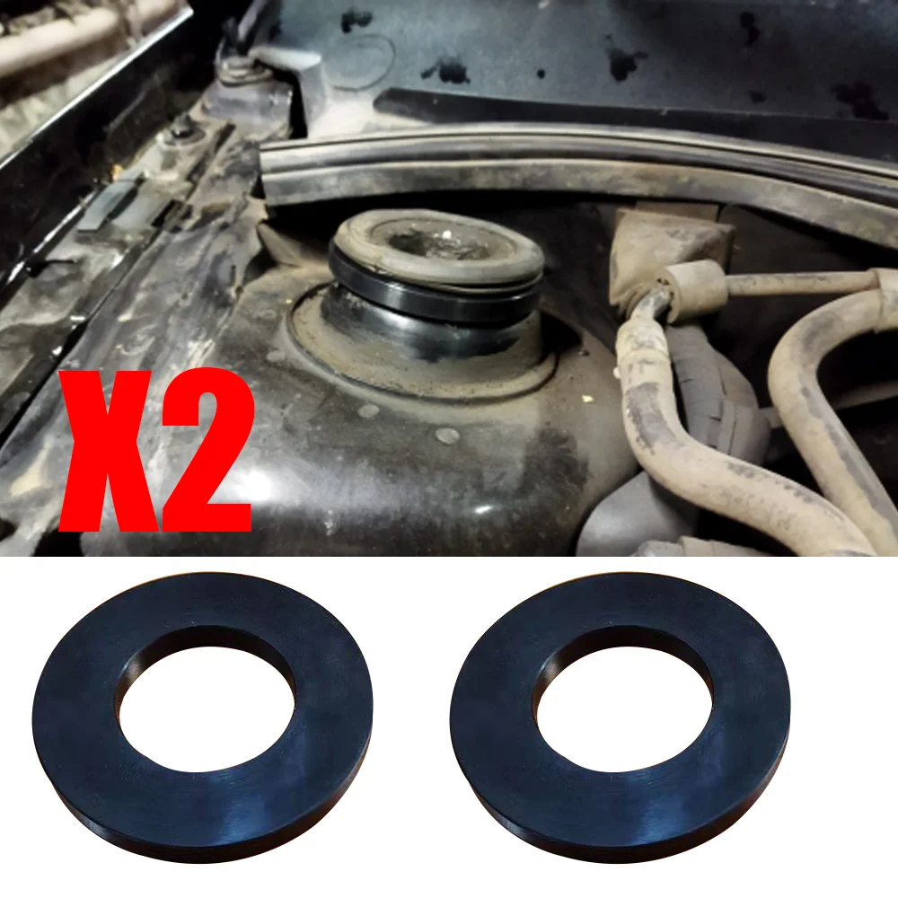 2PCS Car Shock Absorbing Rubber Ring For VW Golf MK4 Jetta Bora Skoda Octavia Bushing Hood Seal Front Bearing Top Mount Tower