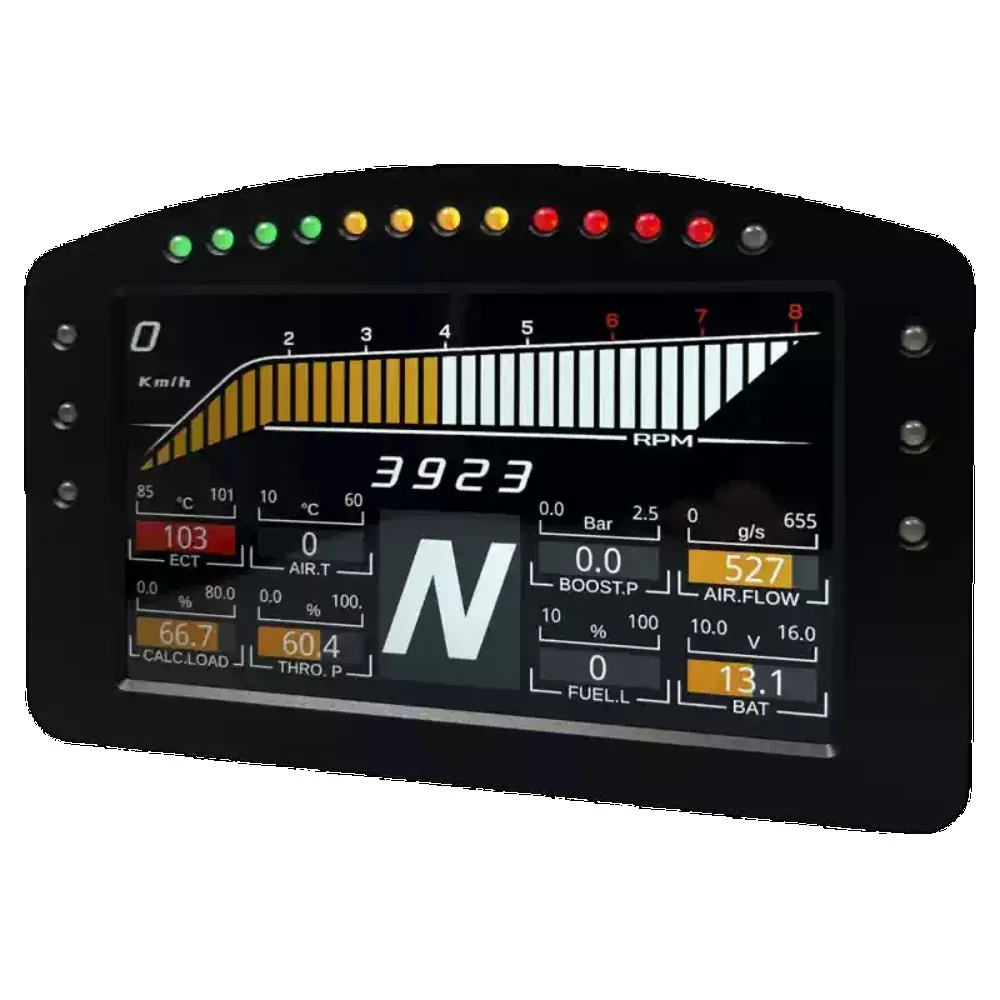 4.3 Inch Screen Racing Instrument Cluster With OBD Cable, Manual & Automatic Transmission OBD Full Replacement ECU Custom Gauge