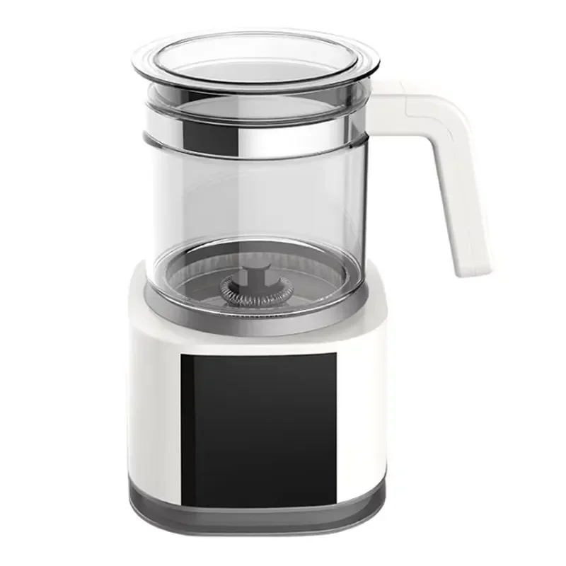 600W automatic electric stainless steel milk foam machine, easy to operate and clean, suitable for home use