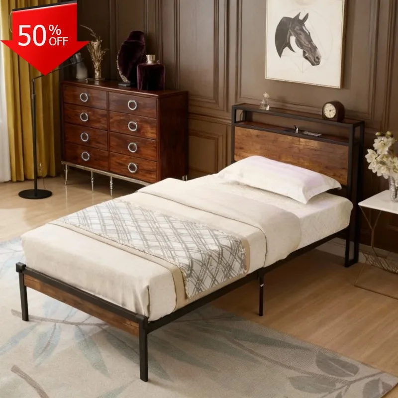 Estantes y estructura para cama infantil, camas frescas con colchones incluidos, somieres y marcos para cama, sofá 135x190, envío gratis, Cabane iluminado