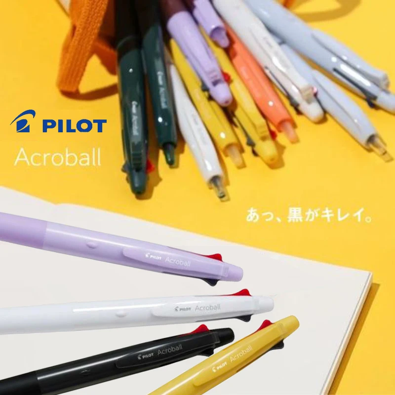 Japan Pilot Acroball 4+1 Ballpoint Pen Mechanical Pencil Multicolor Smooth Oil-based Module Pens Multifunction School Supplies