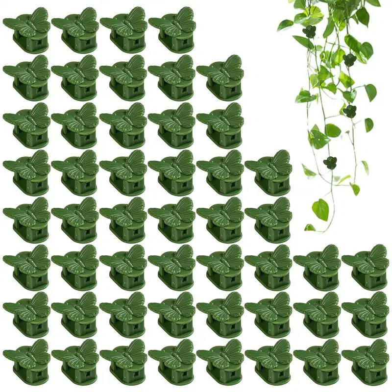 

Plant Climbing Clips 50 Pieces Plant Support Garden Clips Decorative Trellis Holder Stable Flower And Vine Clamp For Garden