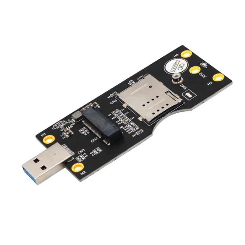 

NGFF M.2 Key B To USB 3.0 Adapter Expansion Card with Card Slot for WWAN/LTE 3G/4G/5G Module Support 3042/3052 M.2 SSD