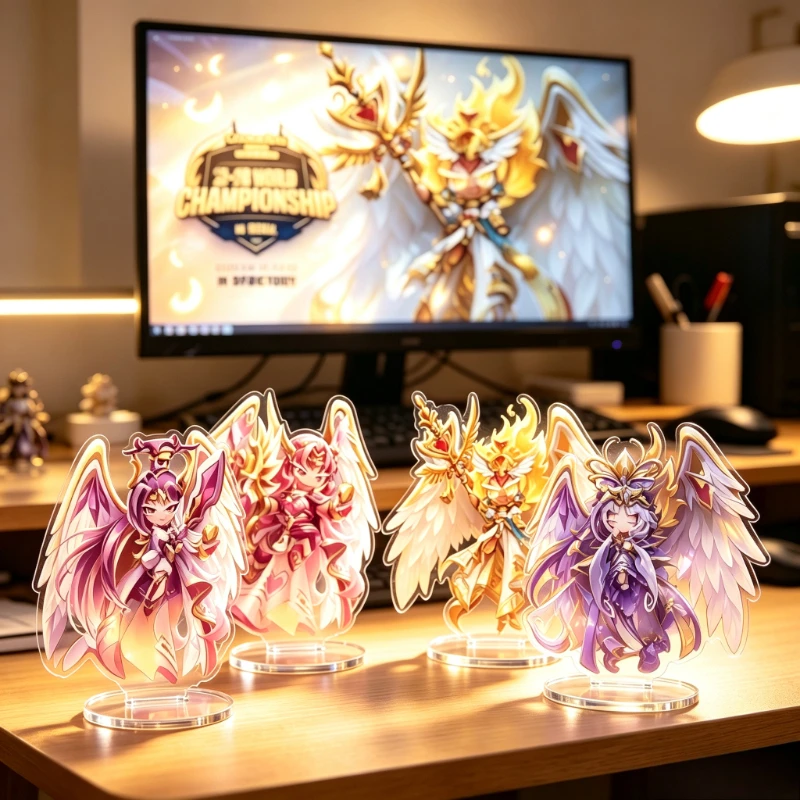 Cookie Run Kingdom Standee Mystic Flour Golden Cheese Cool World Championship Anime Acrylic Desktop Decor Game Collection Gifts
