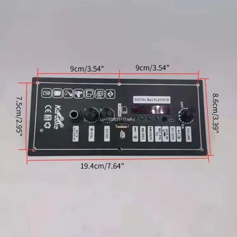 Power Amplifier Board Specially For Car Mounted,Square Dance  Bluetooth-compatible Speaker 3.7V-Lithium Battery Dropship