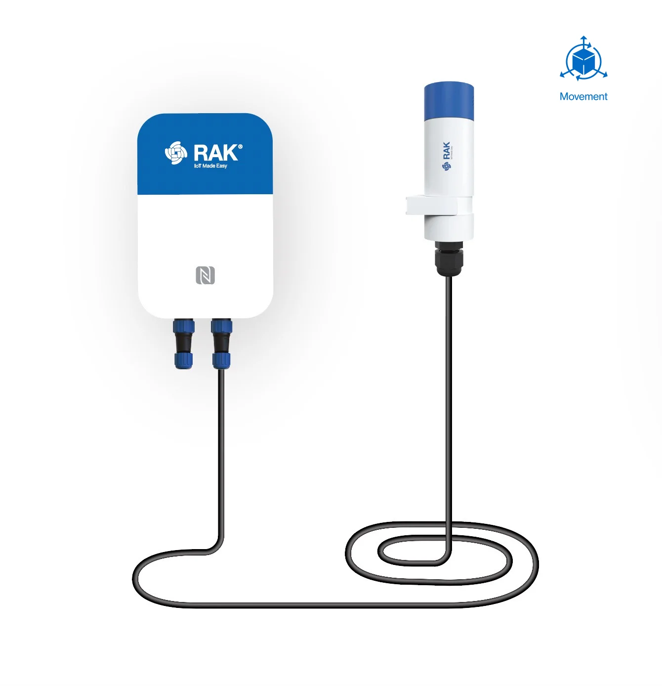 

Movement Sensing | 3-axis Acceleration Sensor | LoRaWAN/NB-IoT/Cellular IoT