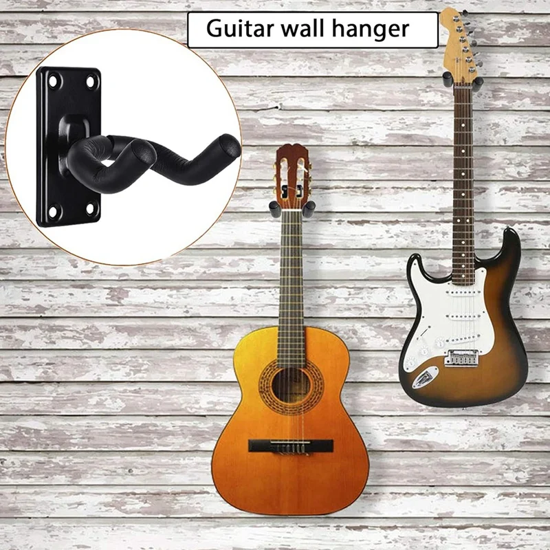 Gancho de pared fiable para guitarra eléctrica, acústica, Banjo, bajo y ukelele