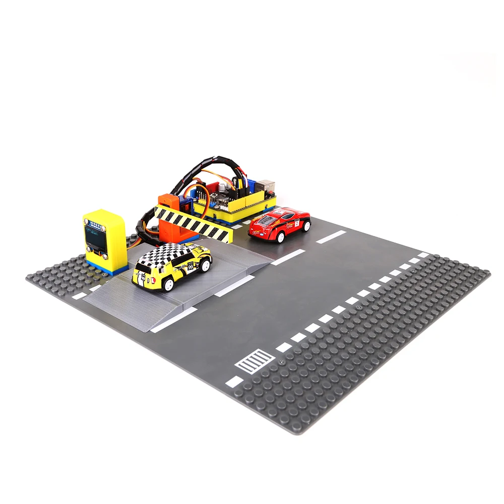 RFID parking lot access control system scene simulation Arduino teaching model STEM school science NFC RFID module RC522 MFRC