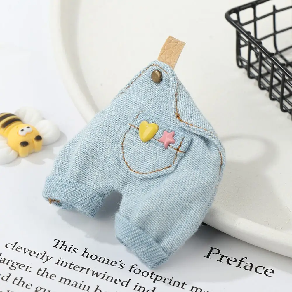 High Quality  Trousers 1/12 Dolls Clothes Accessories Overalls T-shirt Fashion Jeans Casual Pants