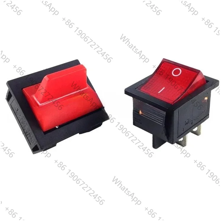2pcs Engine Generator 250V 15A 125V 20A 2/4Pin 2Position On-Off Rocker Switch Engine Stop Ceasefire Treadmill Coffee Pot