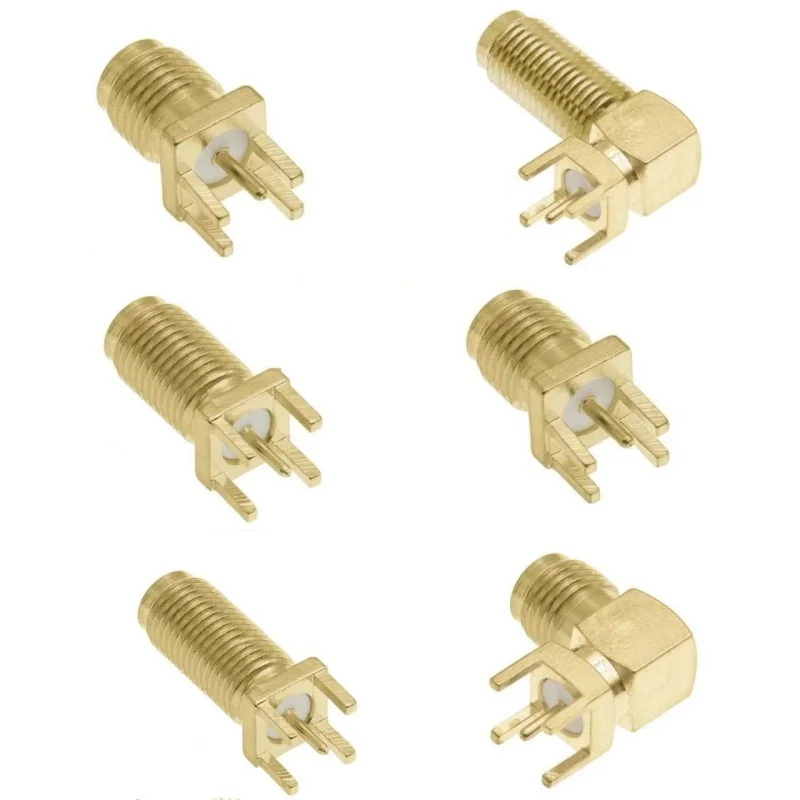 5pcs  SMA-KE KWE KHD Connectors Offset/Straight/Right-Angle RF Antenna Sockets 13/16/18/17mm New accessories