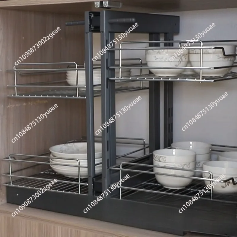 Cabinet Pull Out Blind Corner Cabinet Shelf Storage Organizer Magic Corner