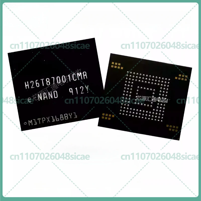 

Новый оригинальный чип памяти H26T87001CMR EMMC BGA153 128G для хранения шрифтов, микросхема памяти IC
