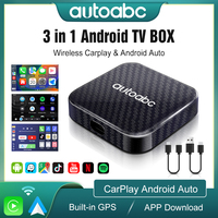 2025 Smart Wireless Android Auto CarPlay Ai Box TV Box Wifi Built-in Play Store Netflix YouTube OEM FOTA Updates for Cars