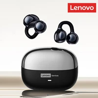 Original Lenovo LE302 auriculares Bluetooth sonido HiFi auriculares con Clip para la oreja música deportiva batería de larga duración auriculares inalámbricos elección