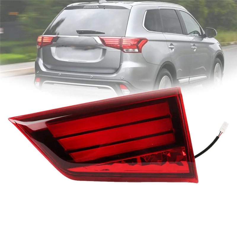 

Задний светодиодный задний фонарь в сборе для Mitsubishi Outlander 2016-2021, внутренний задний фонарь, стоп-сигнал, указатель поворота-A02G