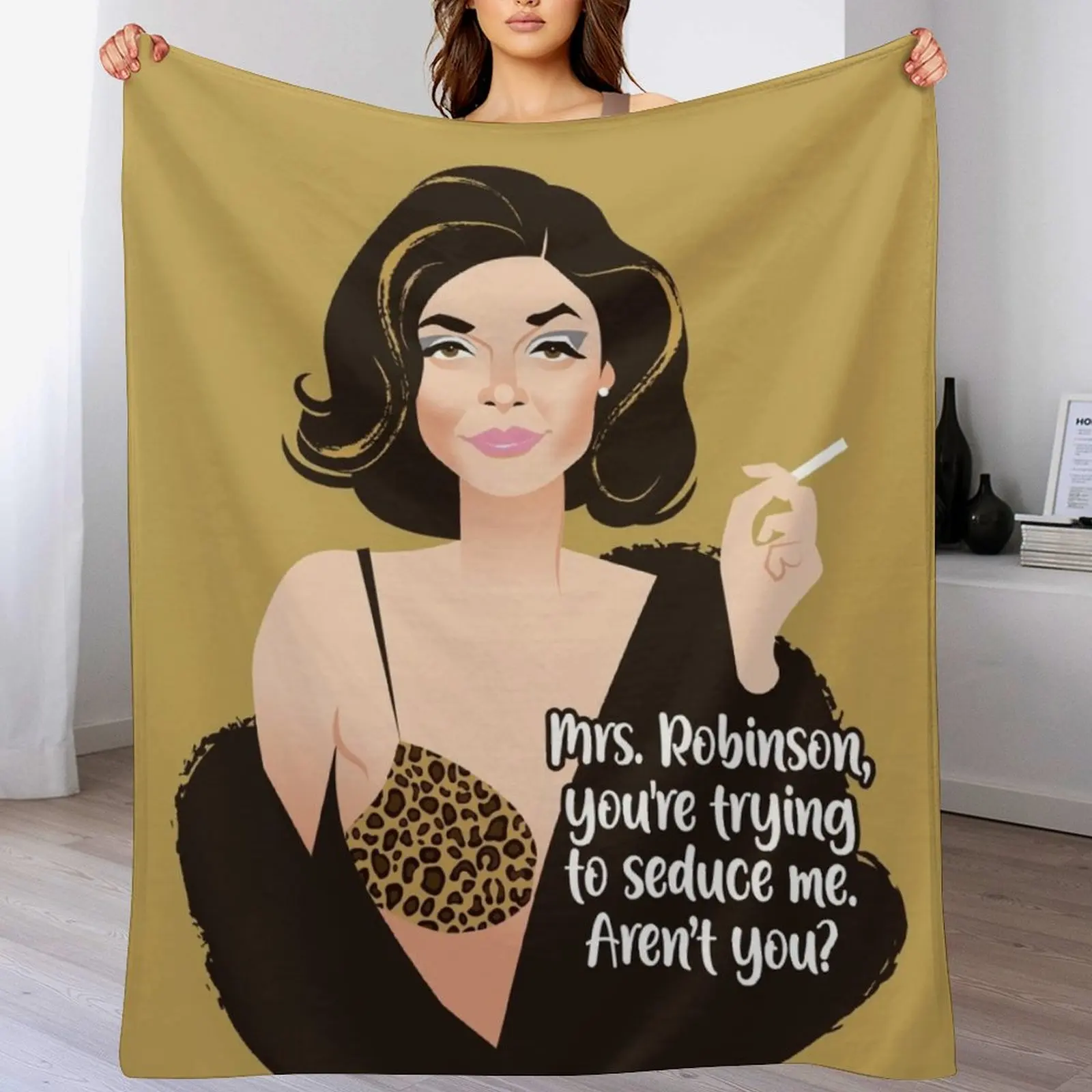 Mrs. Robinson Throw Blanket Luxury St Decorative Throw Blankets