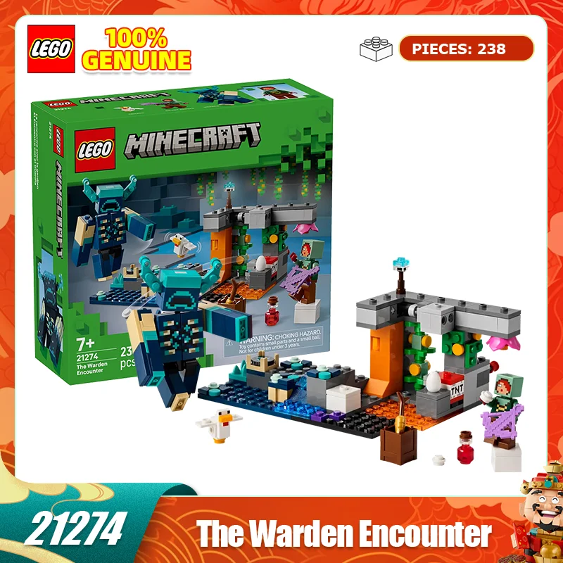 Lego Building Blocks My World Series 21274 Battle Sound Guard Assembled Building Blocks Toy Gifts