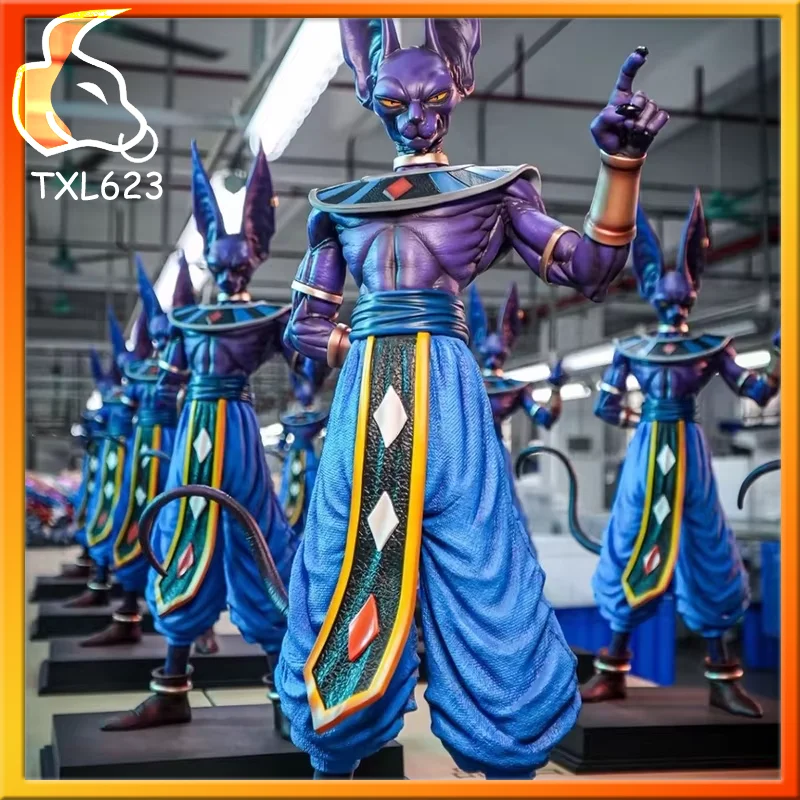 

DBZ Beerus 53cm Dragon Ball Anime Action Figure - God of Destruction Collectible Toy Cartoon Model Statue for Fans And Gifts