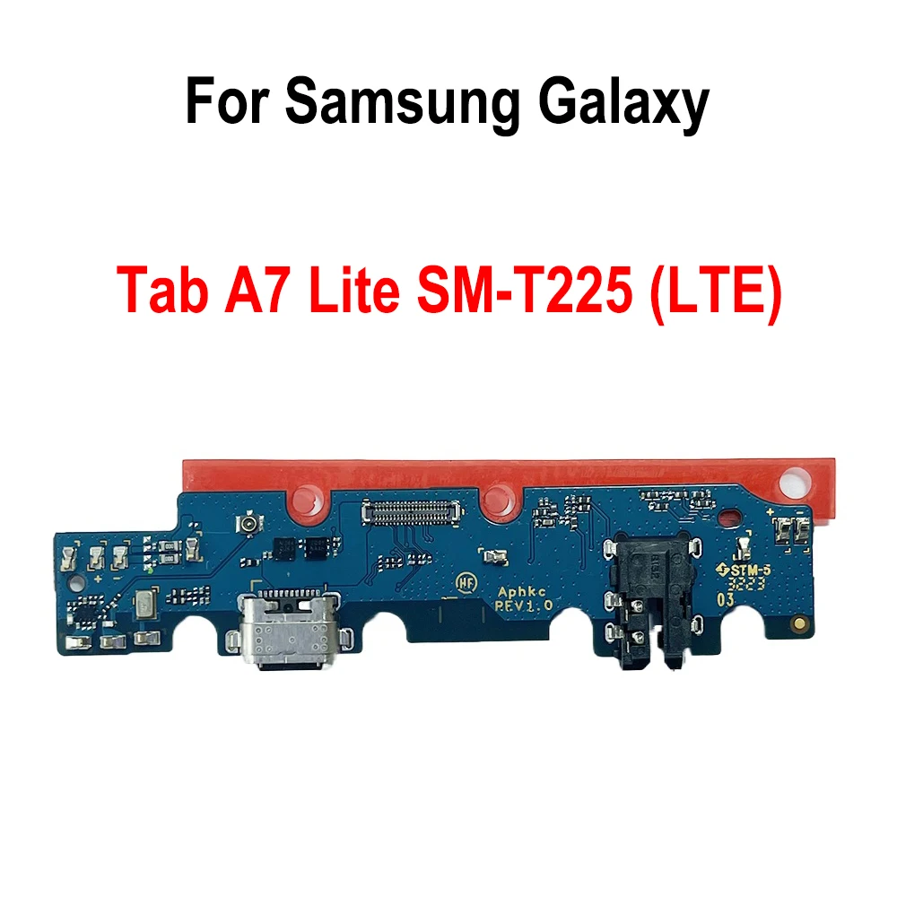 

Плата порта зарядки Gefenis для Samsung Galaxy Tab A7 Lite SM-T225 (LTE) USB-порт для зарядки, разъем для док-станции, плата зарядки Flex