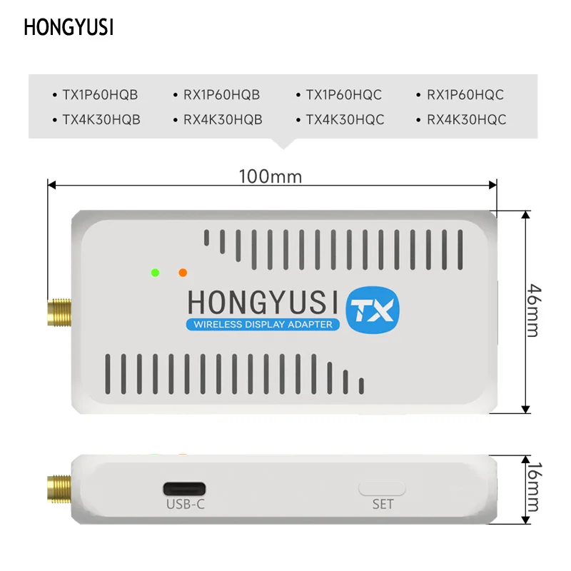 Wireless Screen Casting HDMI Screen Mirroring Device HONGYUSI EWD612 Screen Sharing Device HDMI 4K 30fps 1080P 60fps
