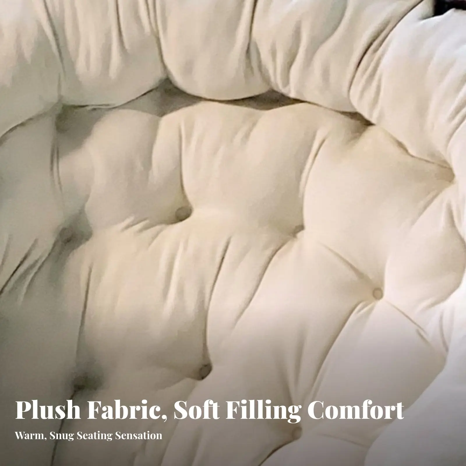 

Soft Round Chair Foldable Padded Round Chair Easy to Put Away Soft Upholstery for Young Adults, Gaming Aficionados