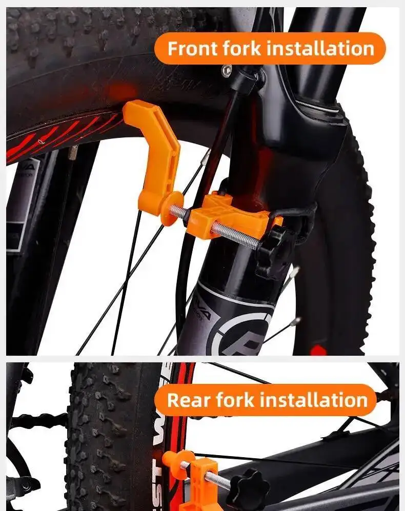ESLNF Mini-Fahrrad-Zentrierständer | Werkzeug zur Wartung und Einstellung von MTB-Fahrradlaufrädern, professionelles Fahrrad-Reparaturzubehör – Detail 5