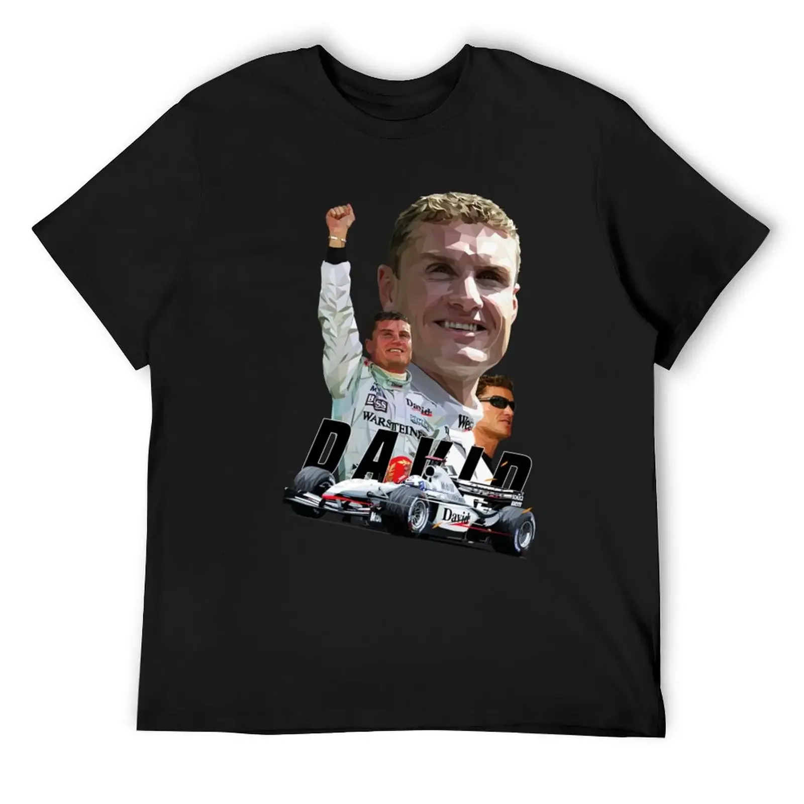 

David Coulthard T-Shirt oversized plus size clothes sweat big and tall t shirts for men