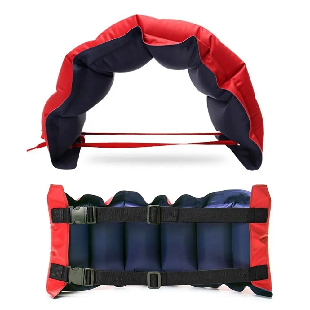 Summer Thickened Inflatable Swim Belt Adjustable Float Swimming Training Waist Belt Water Play Protable Pool Floating Belt