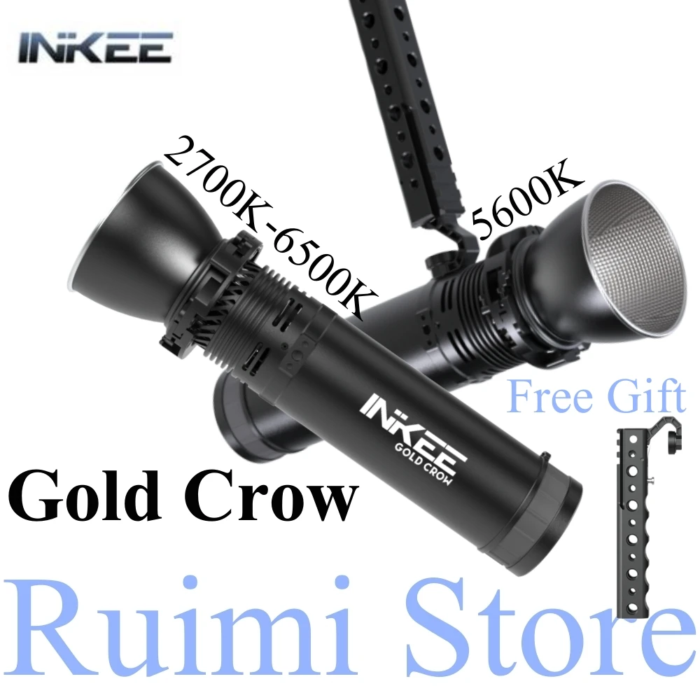 INKEE GC60 Gold Crow 60W COB Portable Photography Fill Light Indoor Outdoor Shoot Video Light Photo Photographic Lamp