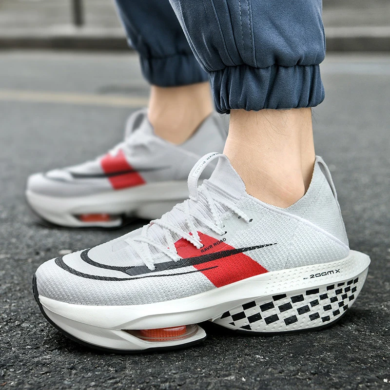 Zapatillas deportivas con suela gruesa para hombre y mujer, zapatos deportivos informales, ligeros, transpirables, para caminar