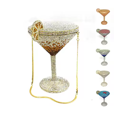 Funny bag diamonds luxury crystal clutches ladies purses bridal wedding party purses bag