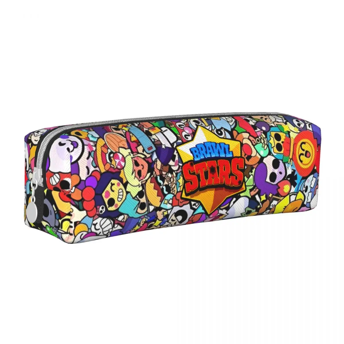 Brawlled Game Logo Pencil Cases Cartoon Pencilcases Pen Holder for Girls Boys Large Storage Bags Students School Stationery