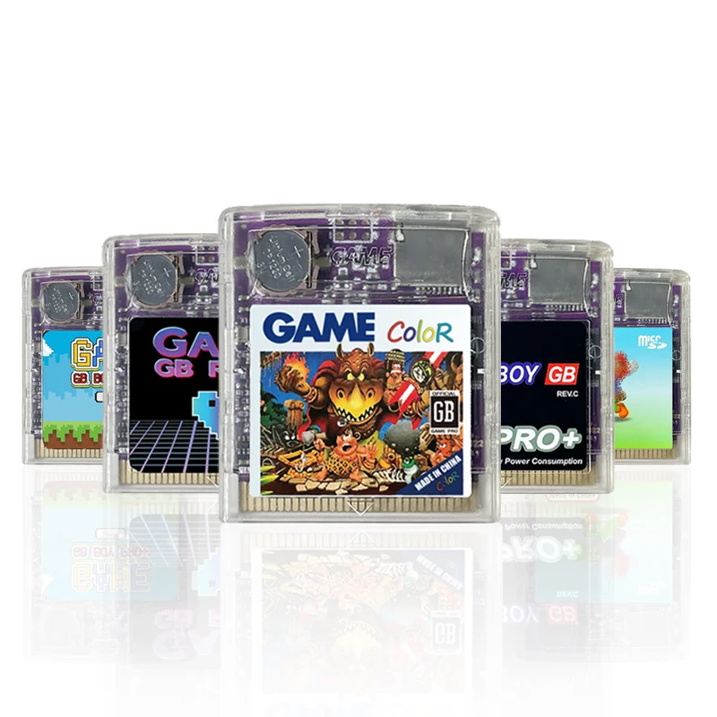 

For Game Boy Color GB PRO+ GBC Console game Cartridge EDGBS PRO Version Power Saving Remix Game Card With Reset