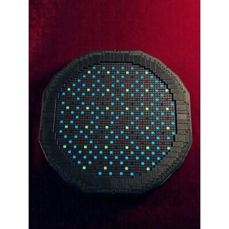 

Around the Chernobyl Nuclear Power Plant, a luminous version of the No. 4 reactor shielding cover puzzle model