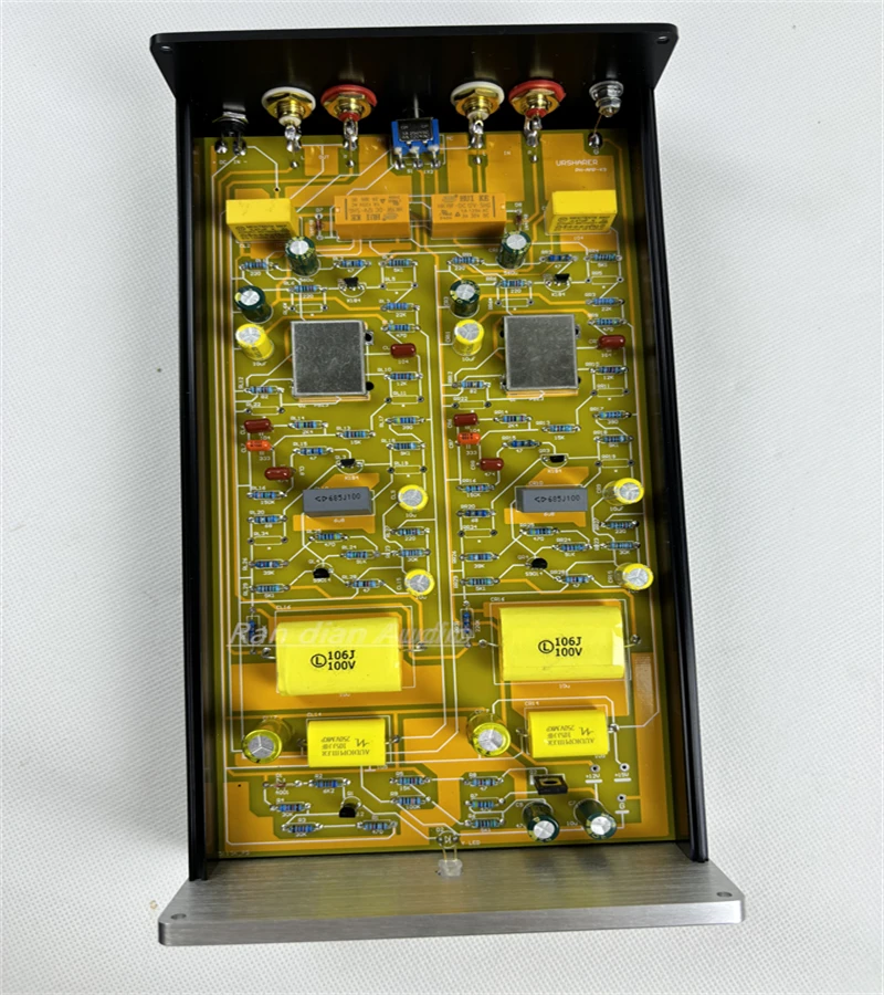 High-end Split MM/MC Phono Amplifier Vinyl Phono Amplifier Discrete Components Class A Circuit(MM:40dB.MC:60dB(MM:85dB.MC:75dB