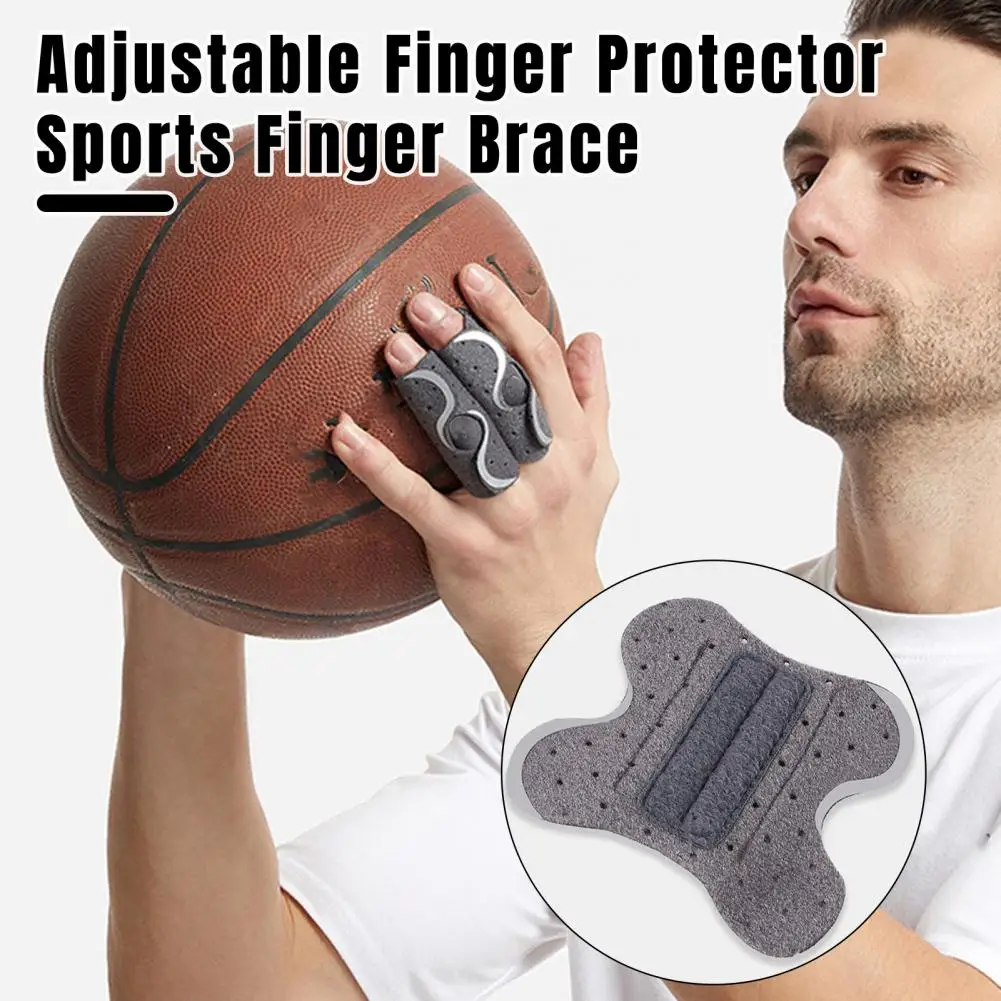 Sports Finger Guard Adjustable Breathable Finger Sleeves Pain Relief Joint Support Knuckle Sports Finger Sleeve