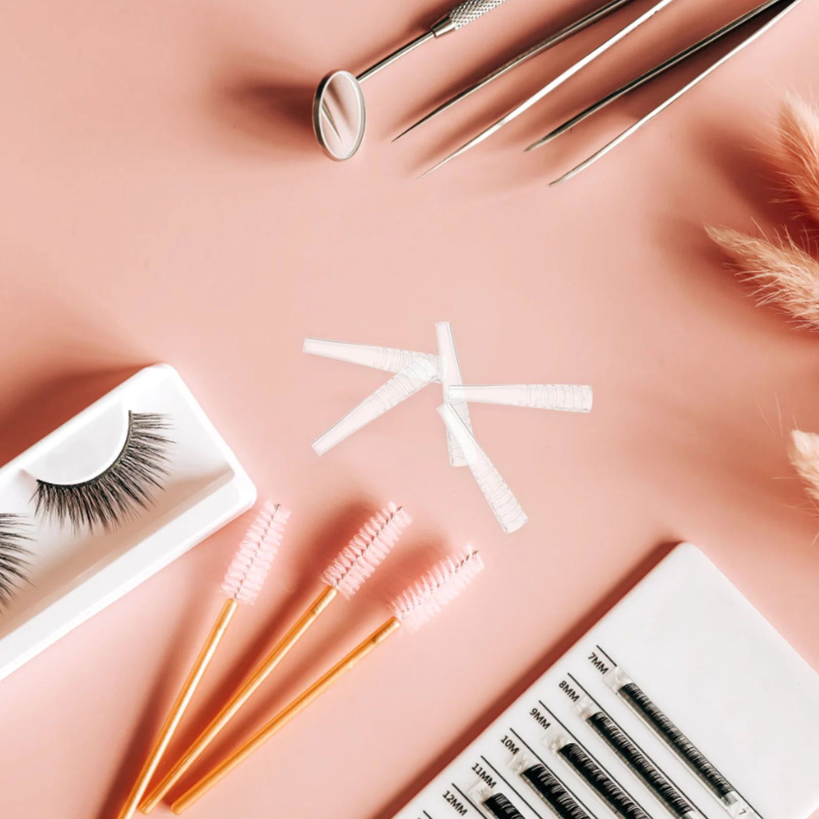 Couvercles de pincettes en Silicone, 50 pièces, manchons de protection des cils, capuchon d'outil d'extension de cils antidérapant, convient aux pincettes en acier inoxydable