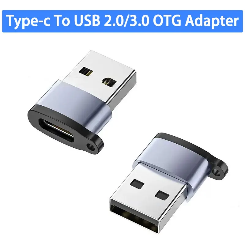 USB To Type C OTG Adapter USB USB-C Male To Micro USB Type-c Female Converter For Macbook Samsung S20 USBC OTG Connector
