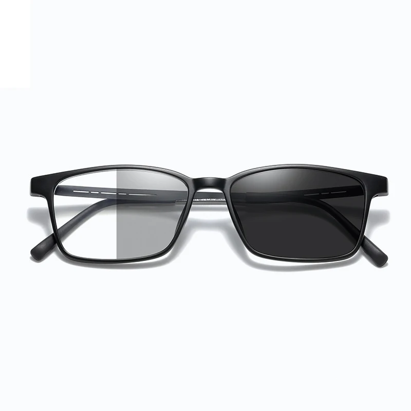 New Outdoor Photochromic Reading Glasses Luxury Women Men Anti Blue Light Eyeglasses Finished Optical Far Sight Eyewear Diopter image 3
